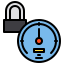 Unlock pressure meter
